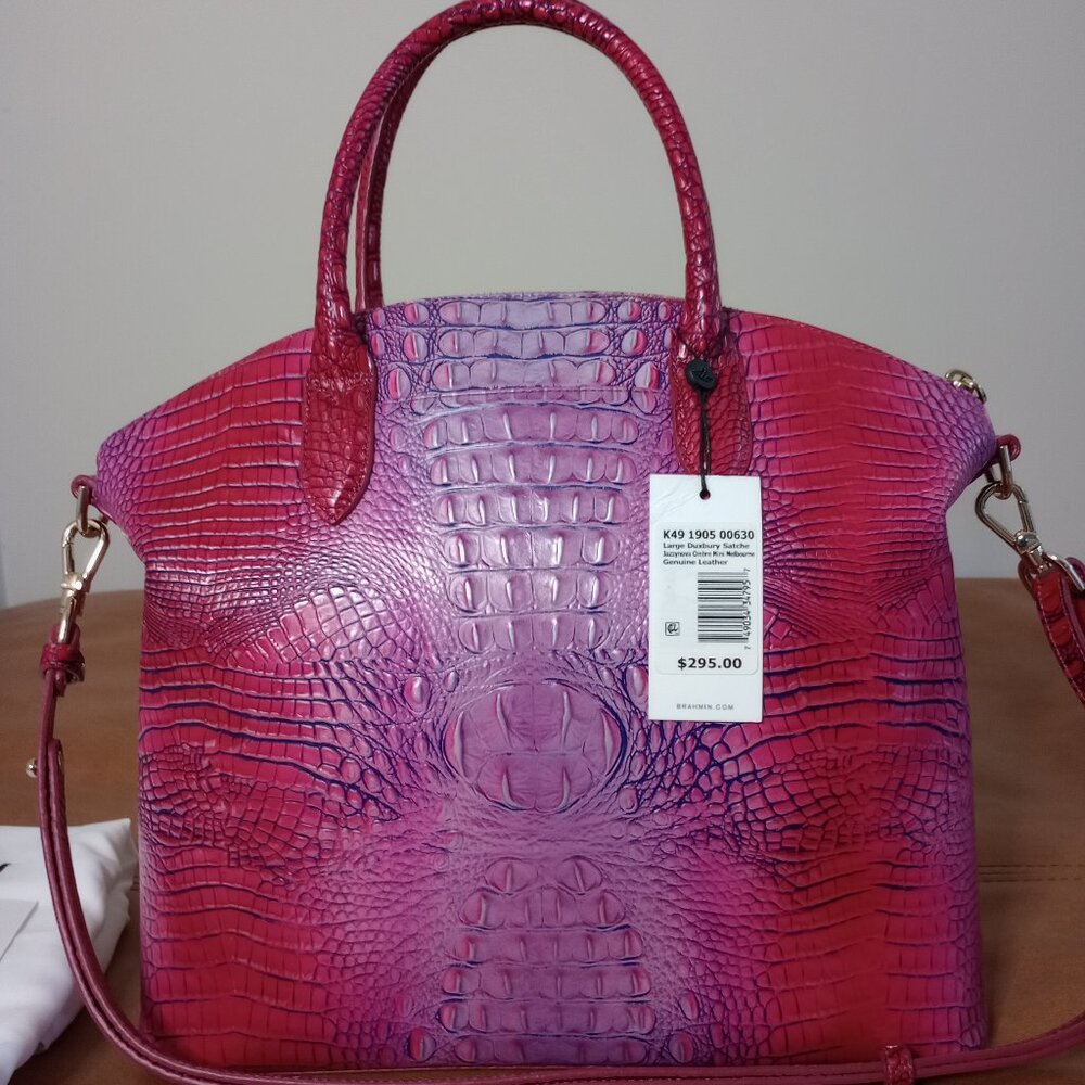 Brahmin Large Duxbury Jazzynova Ombre Melbourne Satchel NWT